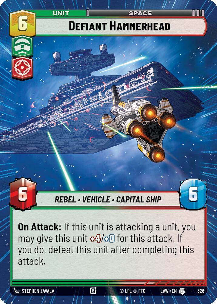 Defiant Hammerhead (Hyperspace) (326) [A Lawless Time]