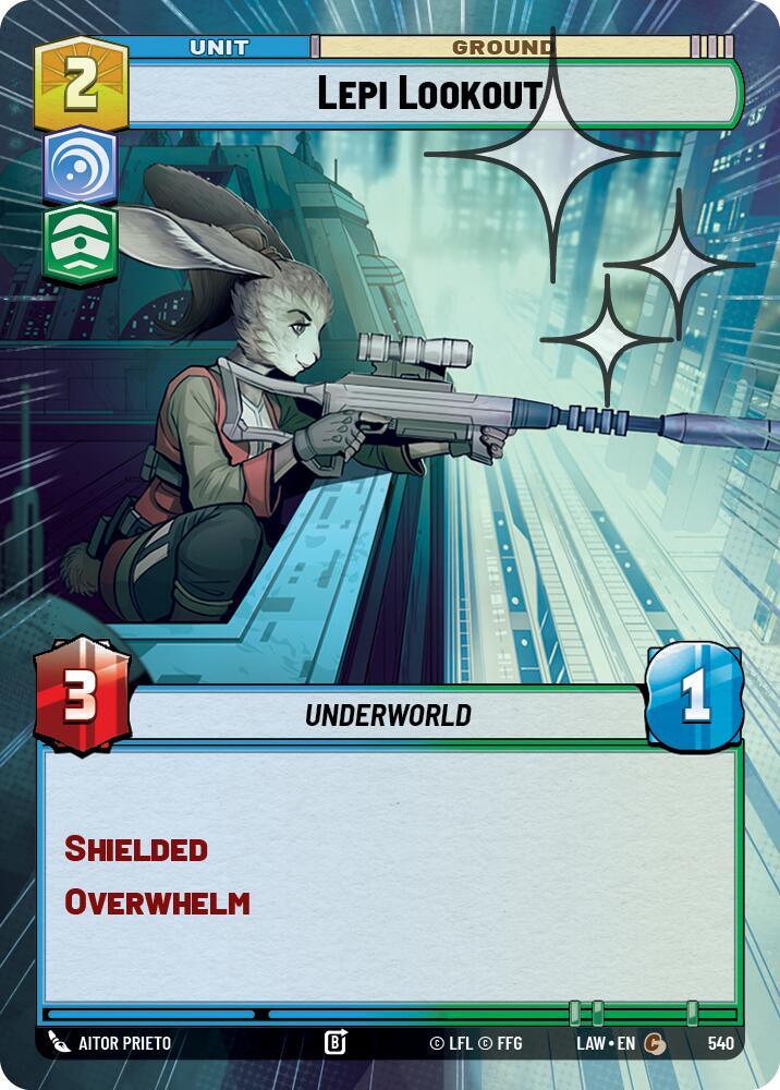 Lepi Lookout (Hyperspace Foil) (540) [A Lawless Time]