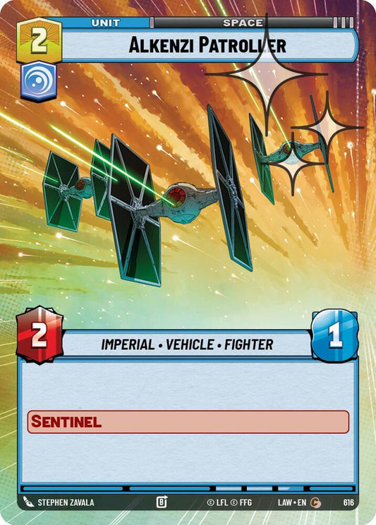 Alkenzi Patroller (Hyperspace Foil) (616) [A Lawless Time]