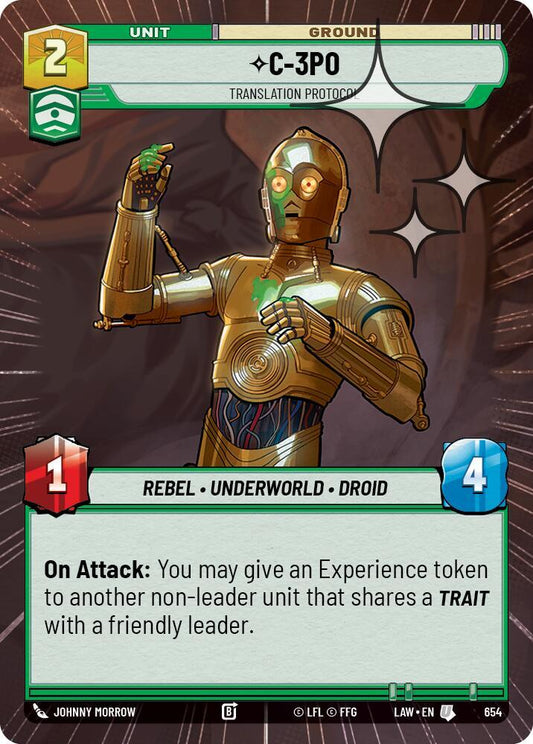 C-3PO - Translation Protocol (Hyperspace Foil) (654) [A Lawless Time]