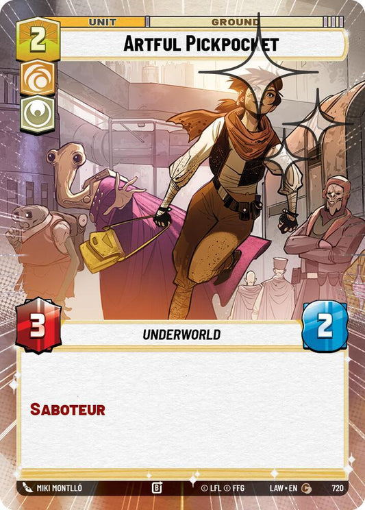 Artful Pickpocket (Hyperspace Foil) (720) [A Lawless Time]