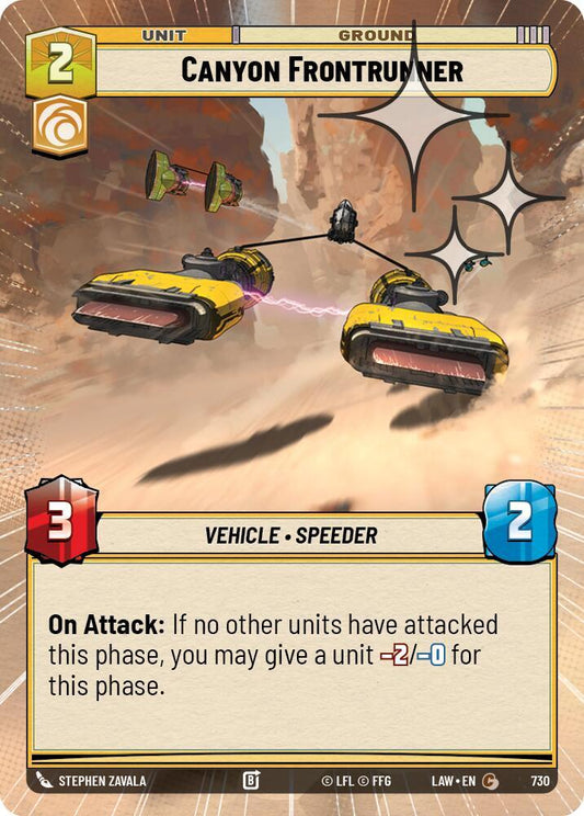 Canyon Frontrunner (Hyperspace Foil) (730) [A Lawless Time]