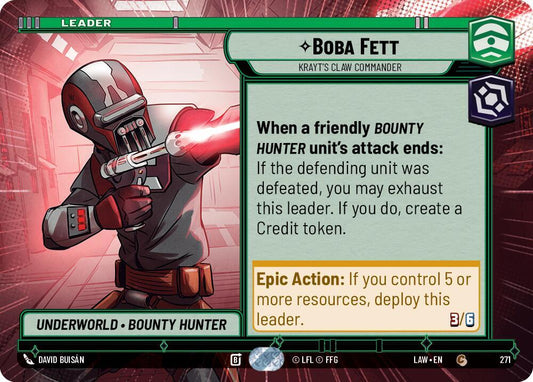 Boba Fett - Krayt's Claw Commander (Hyperspace) (271) [A Lawless Time]