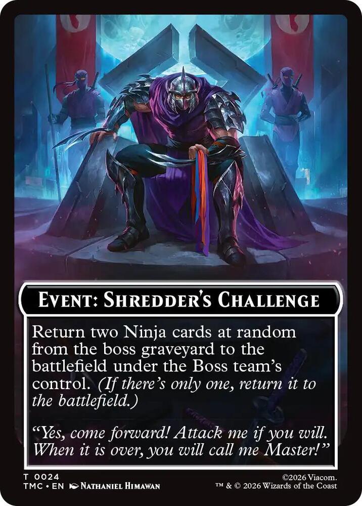 Event: Shredder's Challenge (24) [Teenage Mutant Ninja Turtles Commander]
