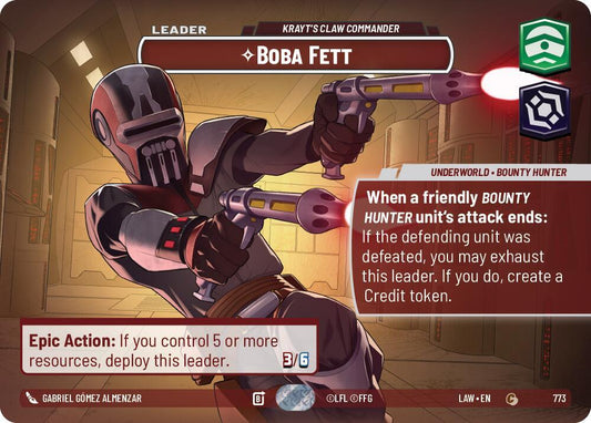Boba Fett - Krayt's Claw Commander (Showcase) (773) [A Lawless Time]