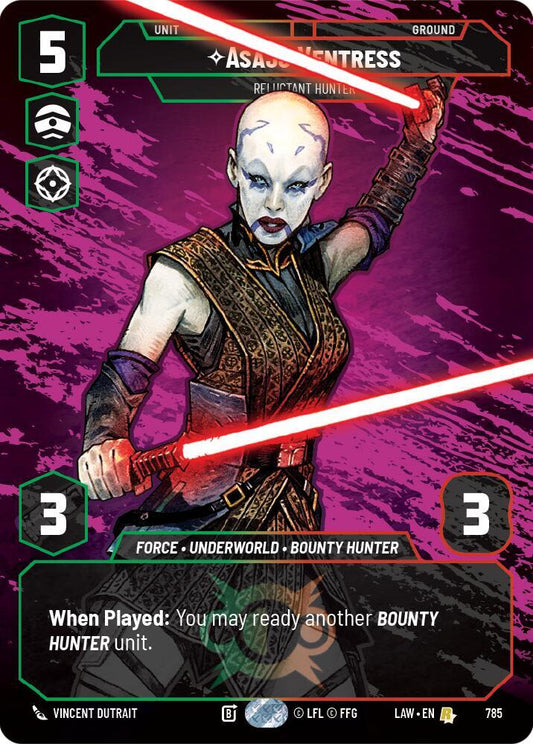 Asajj Ventress - Reluctant Hunter (Prestige) (785) [A Lawless Time]