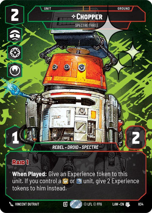 Chopper - Spectre Three (Prestige Foil) (834) [A Lawless Time]