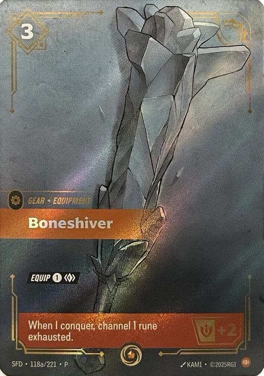 Boneshiver (118a/221) [Riftbound Organized Play Promotional Cards]