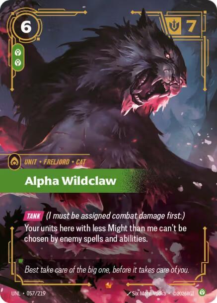 Alpha Wildclaw (057/219) [Unleashed]