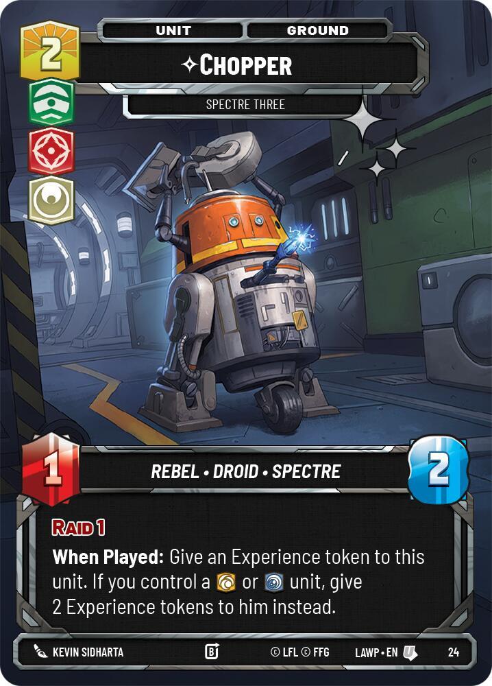 Chopper - Spectre Three (Foil) (24) [A Lawless Time - Weekly Play Promos]