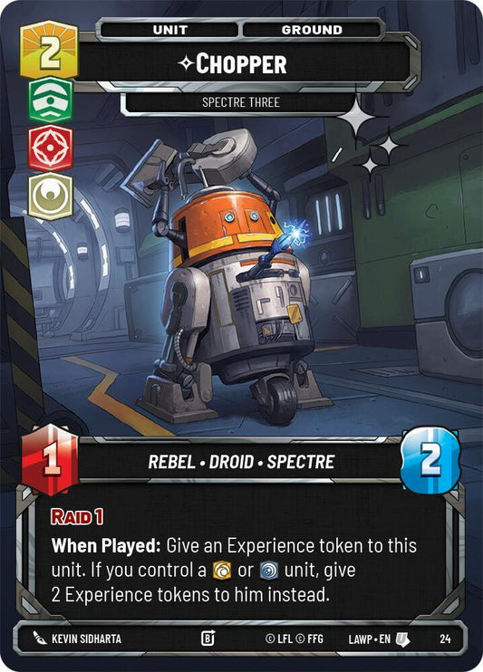 Chopper - Spectre Three (Foil) (24) [A Lawless Time - Weekly Play Promos]