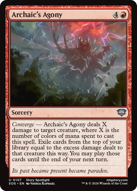 Archaic's Agony (107) [Secrets of Strixhaven]