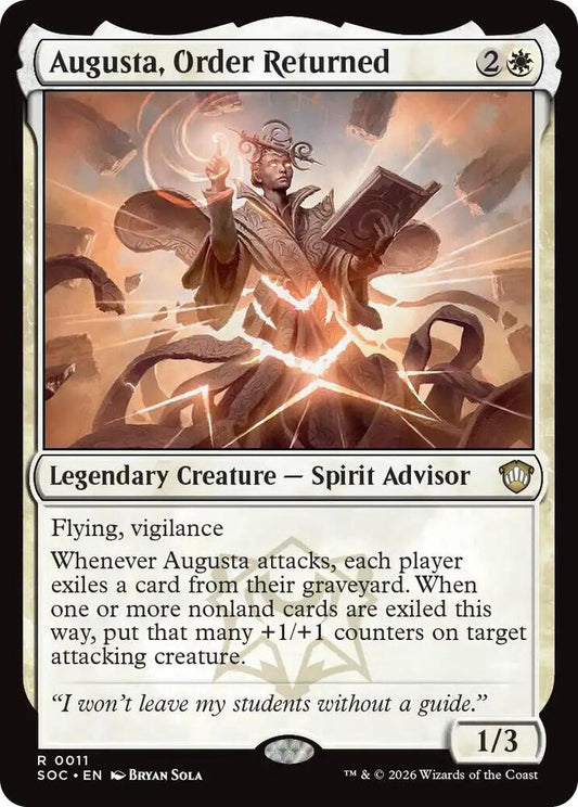 Augusta, Order Returned (11) [Secrets of Strixhaven Commander]