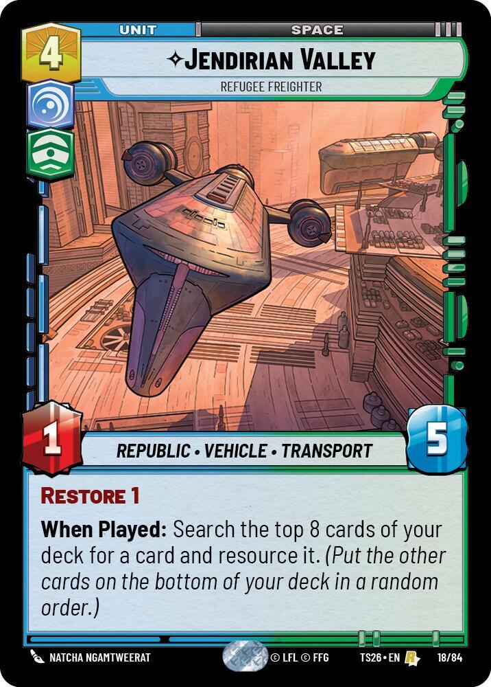 Jendirian Valley - Refugee Freighter (18/84) [Twin Suns]