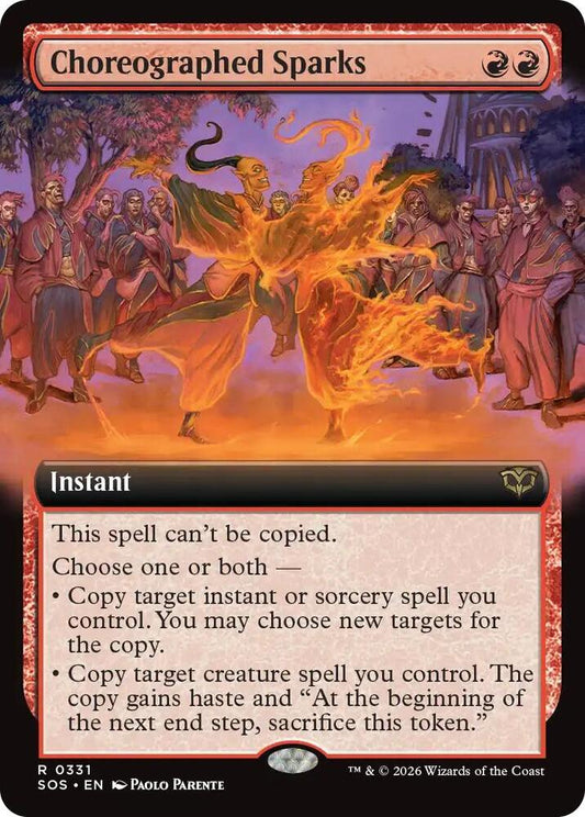 Choreographed Sparks (Extended Art) (331) [Secrets of Strixhaven]