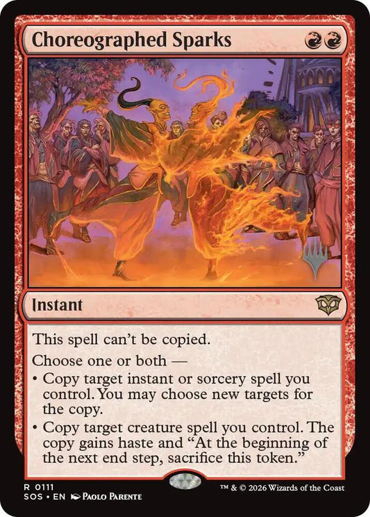 Choreographed Sparks (111) [Secrets of Strixhaven Promos]