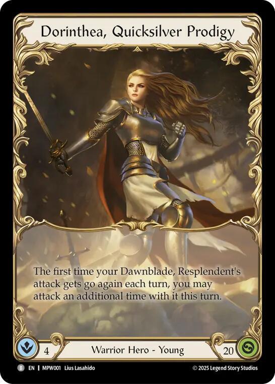 Dorinthea, Quicksilver Prodigy (MPW001) [Mastery Pack Warrior]
