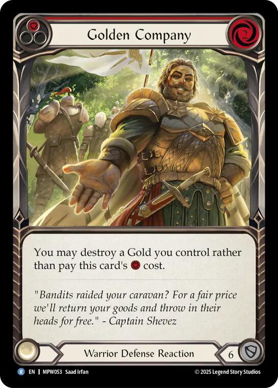 Golden Company (Red) (MPW053) [Mastery Pack Warrior]
