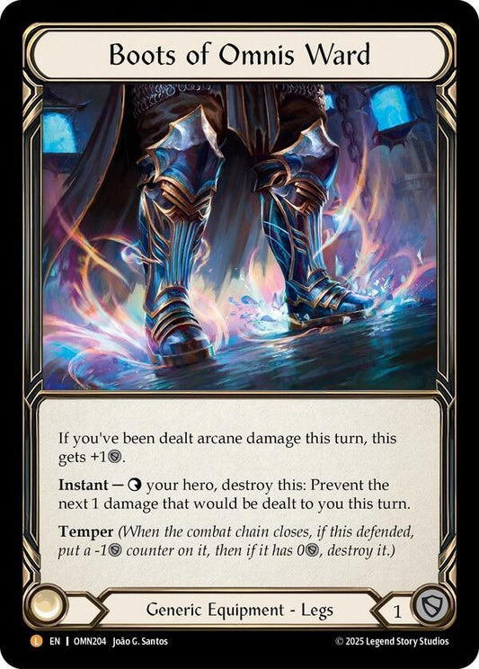 Boots of Omnis Ward (OMN204) [Omens of the Third Age]