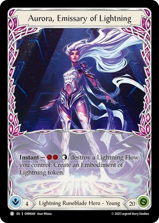 Aurora, Emissary of Lightning (OMN048) [Omens of the Third Age]