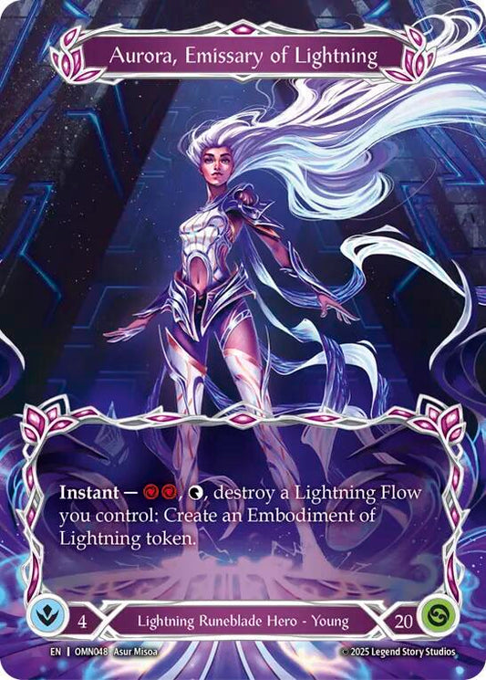 Aurora, Emissary of Lightning (Marvel) (OMN048) [Omens of the Third Age]