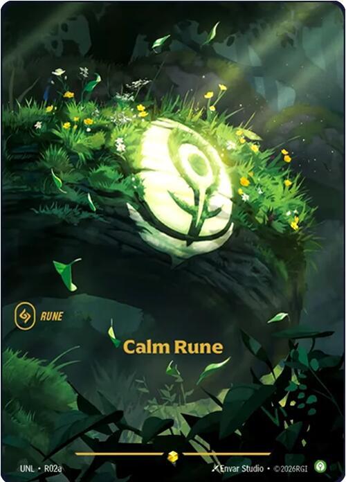 Calm Rune (Alternate Art) (R02a) [Unleashed]