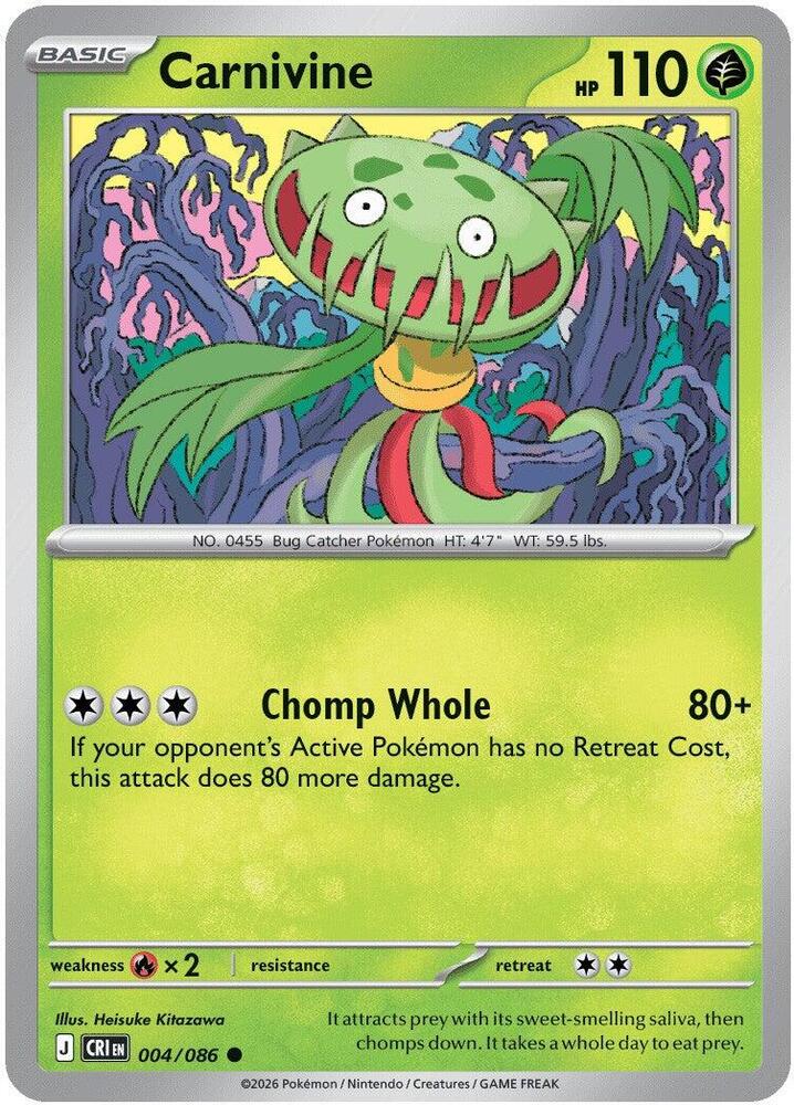 Carnivine (004/086) [ME04: Chaos Rising]