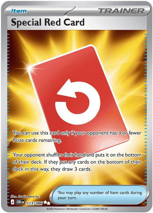 Special Red Card - 113/086 [ME04: Chaos Rising]
