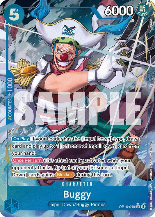 Buggy (Alternate Art) (OP16-048) [The Time of Battle]