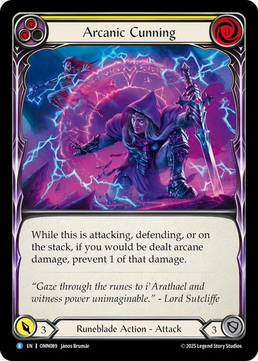 Arcanic Cunning (Yellow) (OMN089) [Omens of the Third Age]