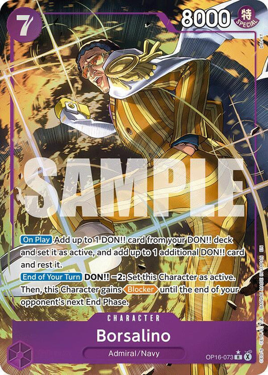 Borsalino (Alternate Art) (OP16-073) [The Time of Battle]