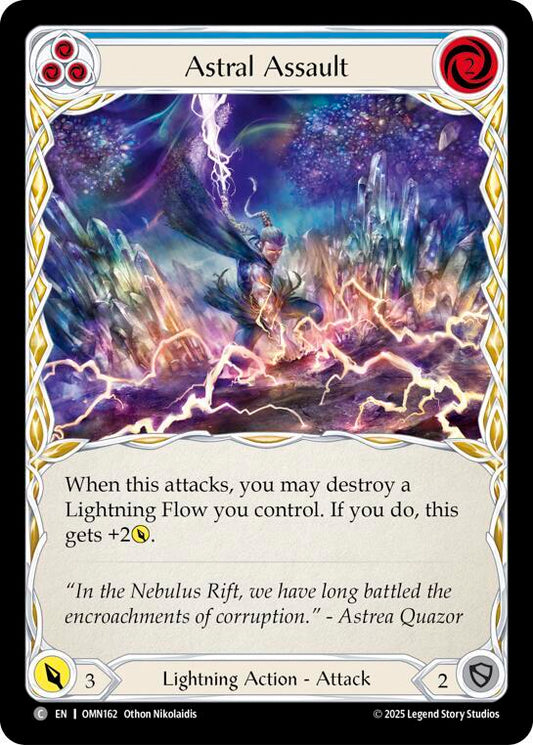 Astral Assault (Blue) (OMN162) [Omens of the Third Age]