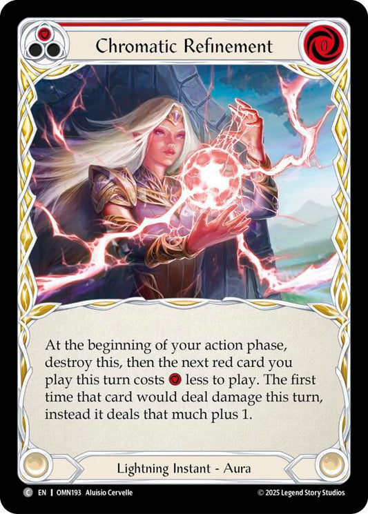 Chromatic Refinement (Red) (OMN193) [Omens of the Third Age]