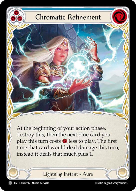 Chromatic Refinement (Blue) (OMN195) [Omens of the Third Age]