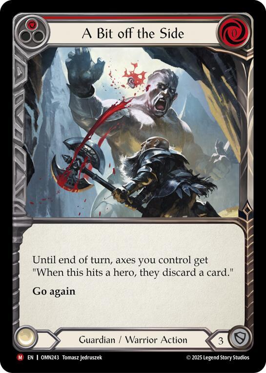 A Bit Off The Side (Red) (OMN243) [Omens of the Third Age]