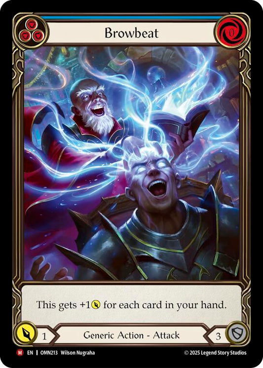 Browbeat (Blue) (Extended Art) (OMN213) [Omens of the Third Age]
