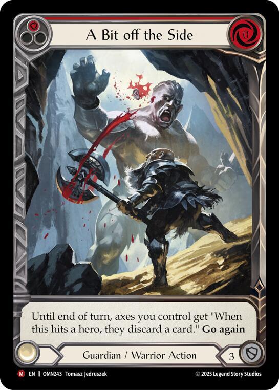 A Bit Off The Side (Red) (Extended Art) (OMN243) [Omens of the Third Age]