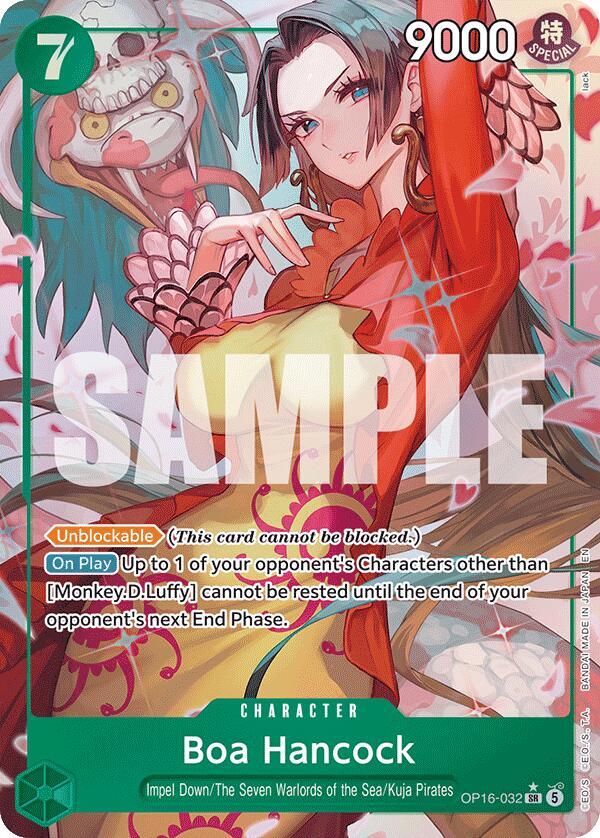 Boa Hancock (Alternate Art) (OP16-032) [The Time of Battle]