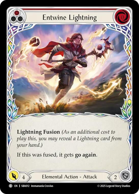 Entwine Lightning (Red) (SBA012) [Silver Age Chapter 3]
