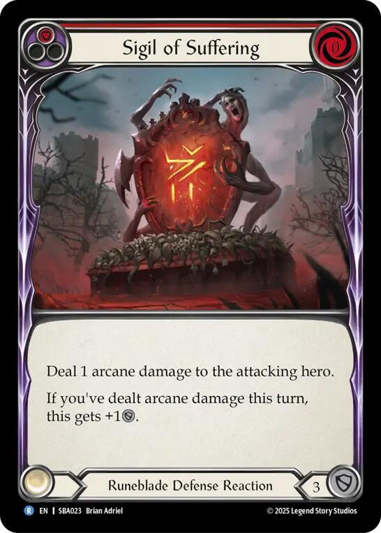 Sigil of Suffering (Red) (SBA023) [Silver Age Chapter 3]