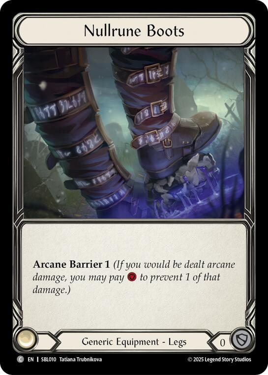 Nullrune Boots (SBL010) [Silver Age Chapter 3]