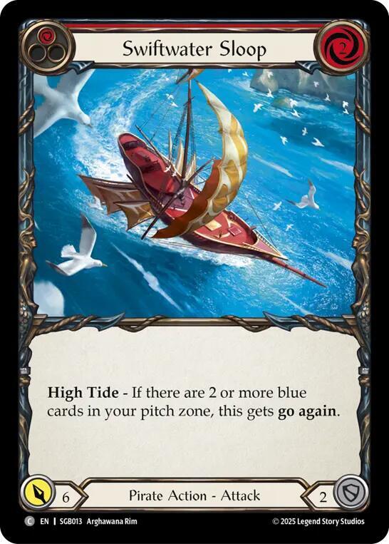 Swiftwater Sloop (Red) (SGB013) [Silver Age Chapter 3]