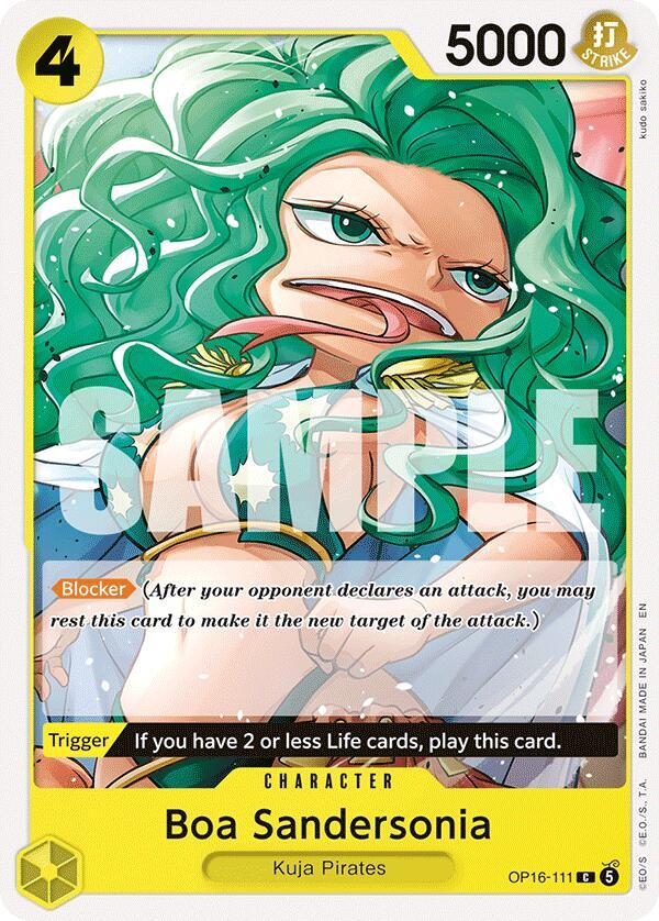 Boa Sandersonia (OP16-111) [The Time of Battle]