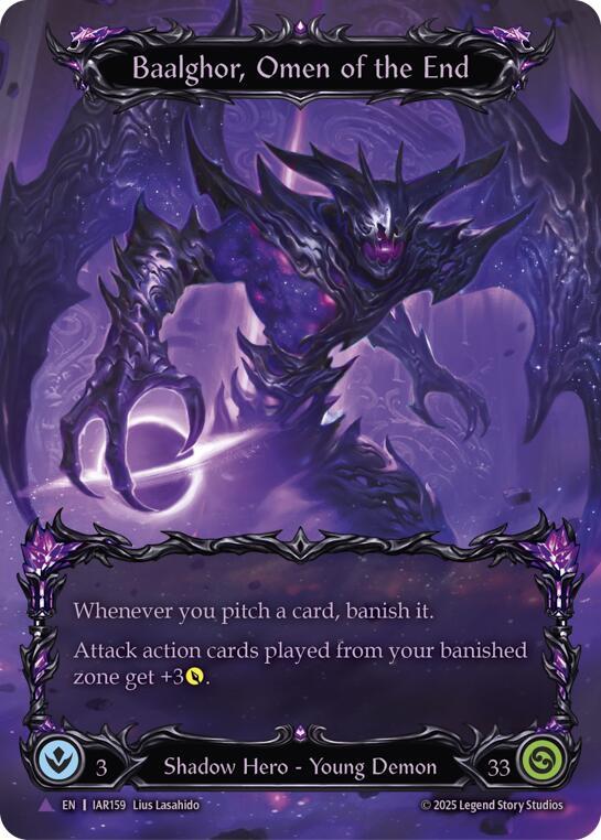 Baalghor, Omen of the End (Marvel) (IAR159-MV) [Omens of the Third Age]