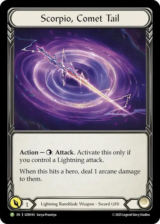 Scorpio, Comet Tail (GEM143-CF) [Gem Pack 5]
