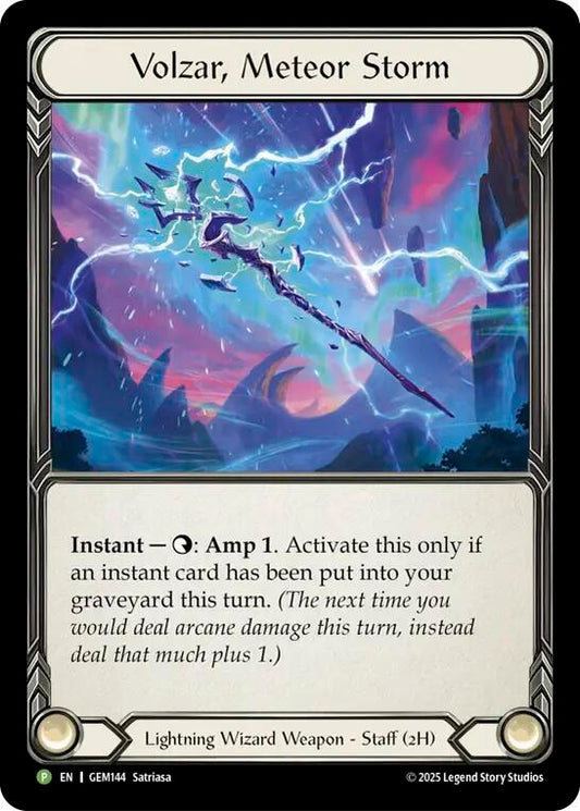 Volzar, Meteor Storm (GEM144) [Gem Pack 5]