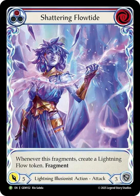 Shattering Flowtide (Red) (GEM152) [Gem Pack 5]