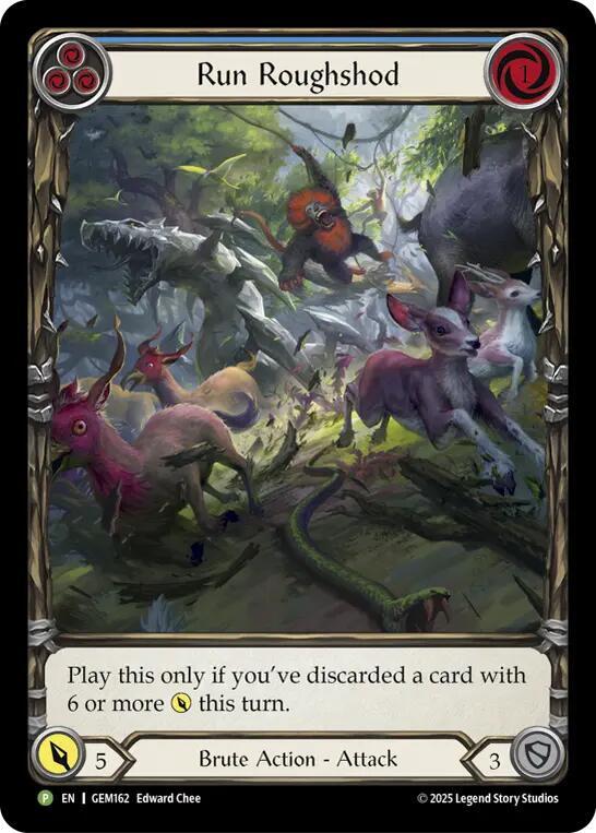 Run Roughshod (Blue) (GEM162) [Gem Pack 5]