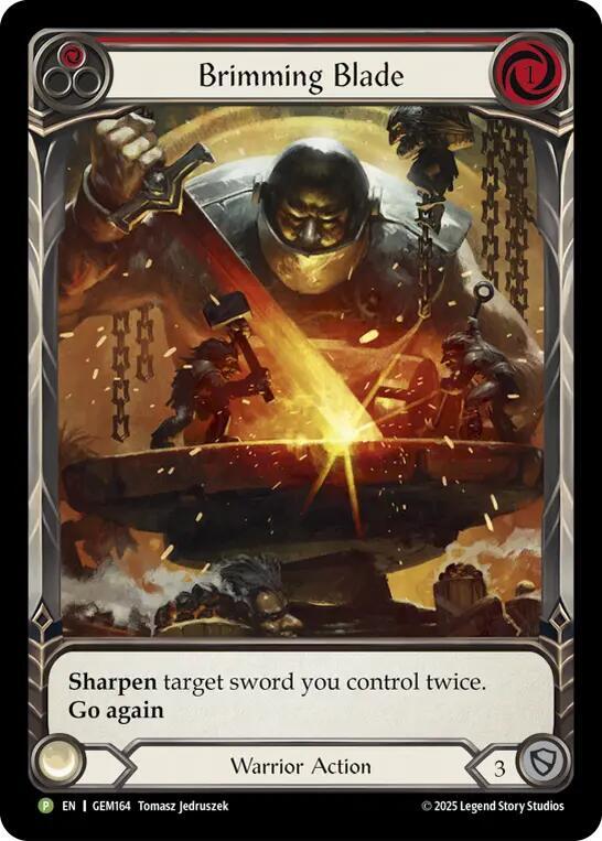 Brimming Blade (Red) (GEM164) [Gem Pack 5]