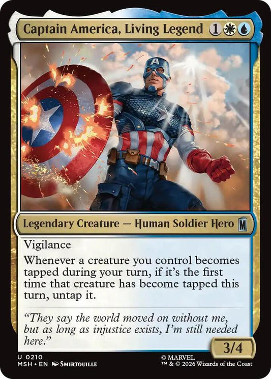 Captain America, Living Legend (210) [Marvel Super Heroes]
